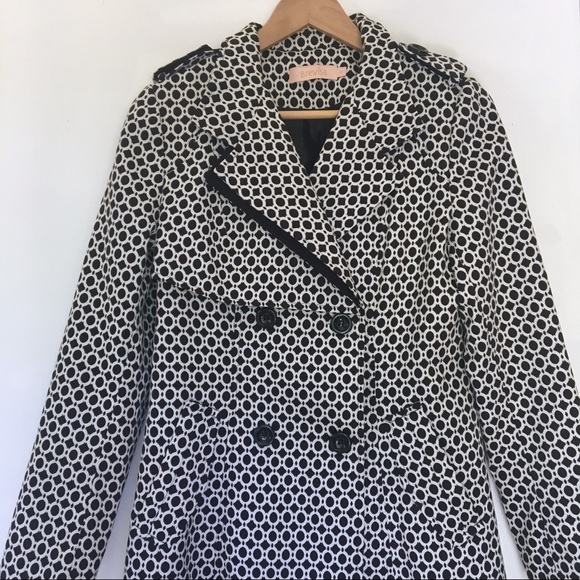 Jackets & Blazers - Double-Breasted trench coat | polka dots | lapel